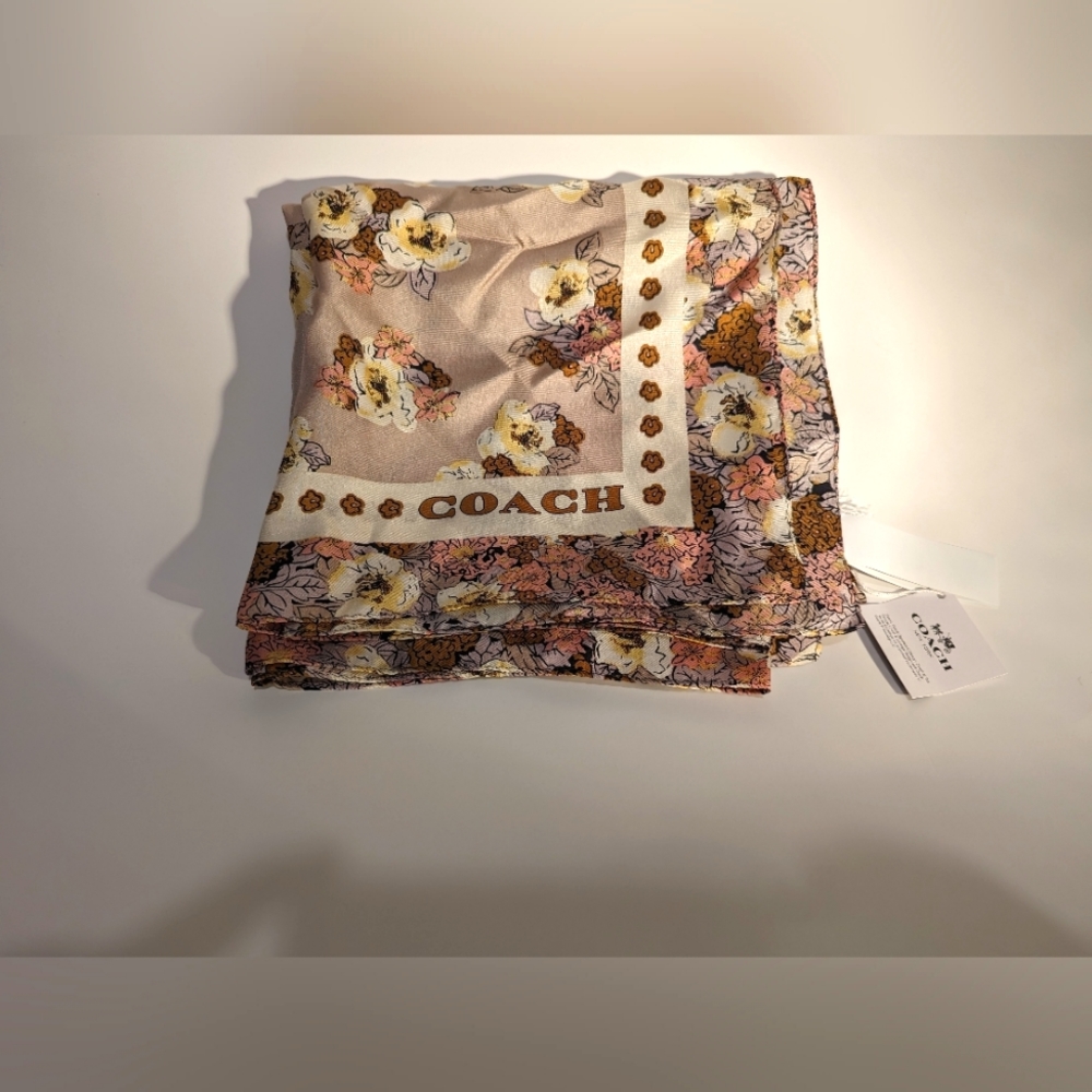Coach Silk Scarf